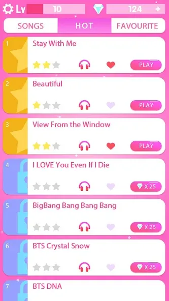 Kpop Piano Game: Color Tiles [MOD: все песни и без рекламы] Screenshot 1