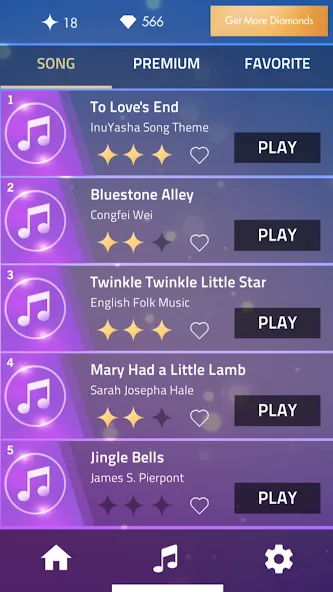 Piano Music Tiles Hot song [MOD: безлимитные жизни и все песни открыты] Screenshot 3
