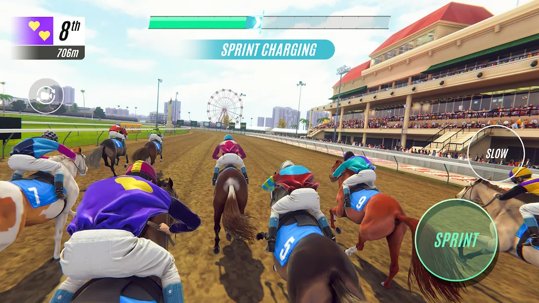 Rival Stars Horse Racing [MOD: безлимитные деньги и ускоренное развитие] Screenshot 1