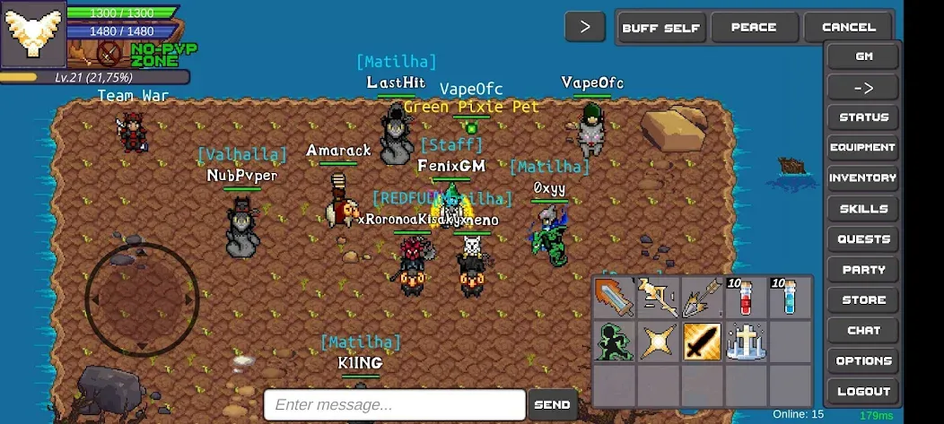Delta Mmorpg [MOD: безлимитные ресурсы и быстрый прогресс] Screenshot 2