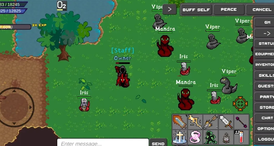 Delta Mmorpg [MOD: безлимитные ресурсы и быстрый прогресс] Screenshot 5