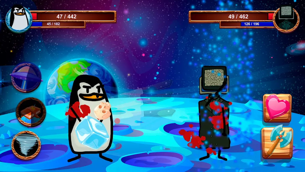 Cartoon Battle [MOD: безлимитные ресурсы и усиленные герои] Screenshot 3
