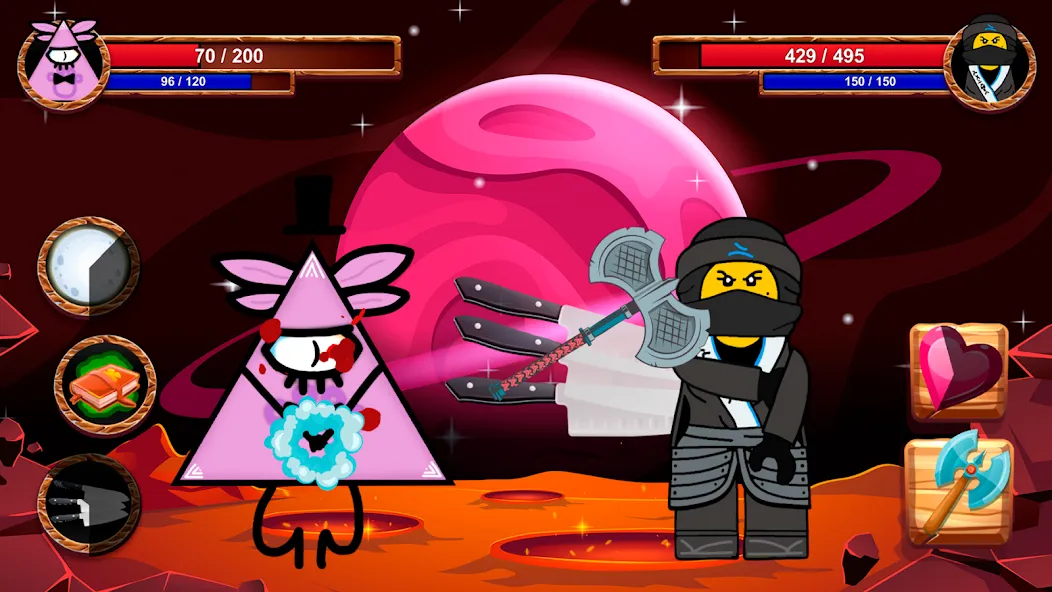 Cartoon Battle [MOD: безлимитные ресурсы и усиленные герои] Screenshot 4