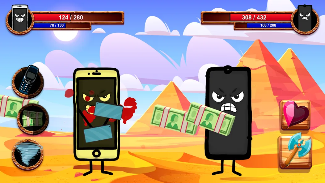 Cartoon Battle [MOD: безлимитные ресурсы и усиленные герои] Screenshot 5