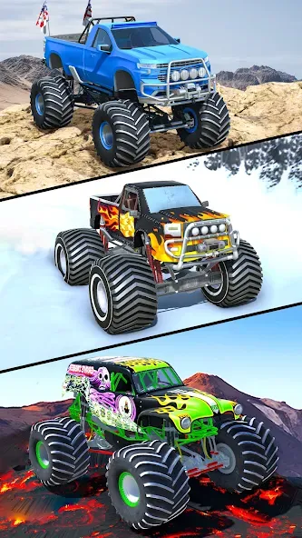 Rock Crawling: Racing Games 3D [MOD: безлимитные деньги и топливо] Screenshot 3