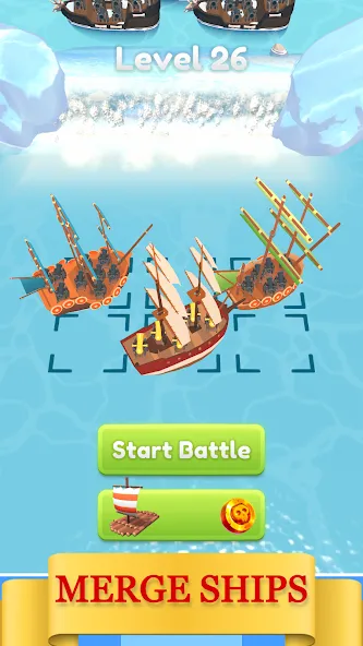 Merge Pirates [MOD: безлимитные монеты и ресурсы] Screenshot 1