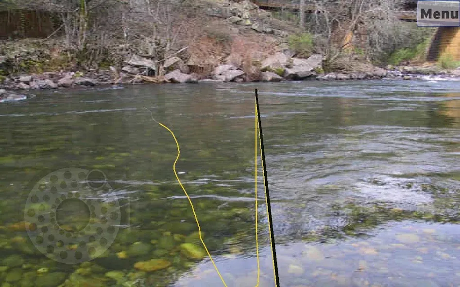 Fly Fishing Simulator [MOD: безлимитные деньги и приманки] Screenshot 1