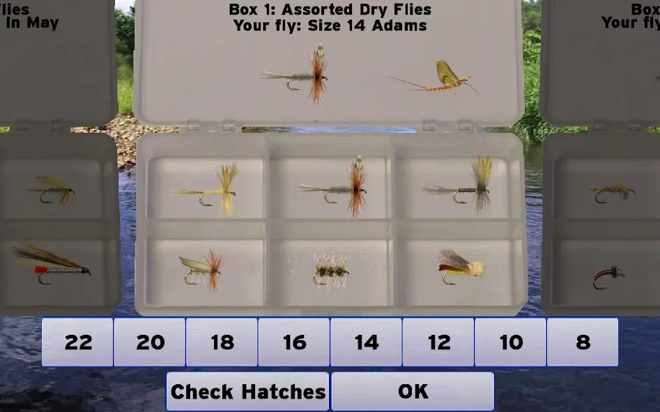 Fly Fishing Simulator [MOD: безлимитные деньги и приманки] Screenshot 3