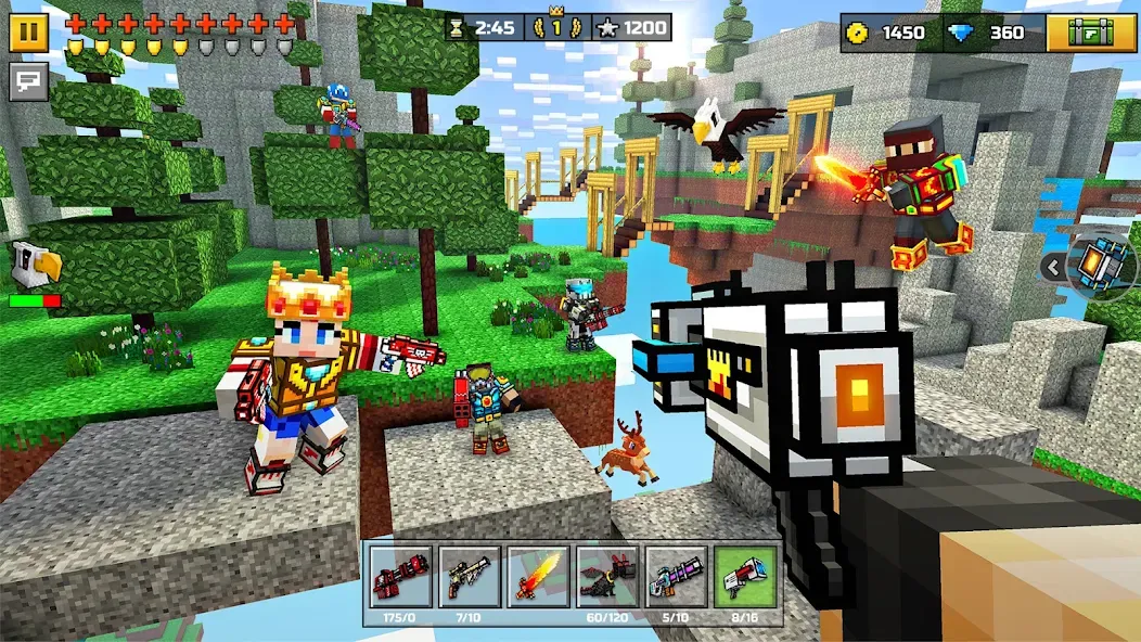 Pixel Gun 3D - FPS Shooter [MOD: безлимитные патроны и здоровье] Screenshot 2