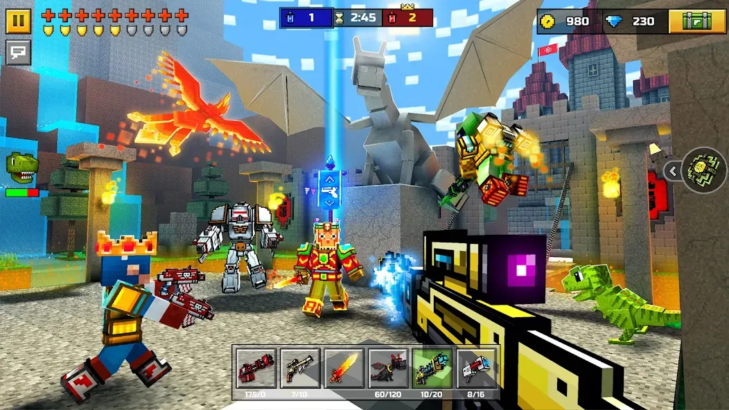 Pixel Gun 3D - FPS Shooter [MOD: безлимитные патроны и здоровье] Screenshot 3
