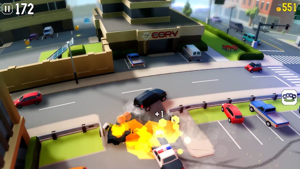 Reckless Getaway 2: Car Chase [MOD: безлимитные деньги и все машины] Screenshot 4