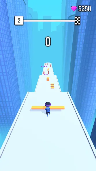 Roof Rails [MOD: много денег и все уровни] Screenshot 1