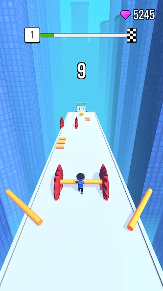 Roof Rails [MOD: много денег и все уровни] Screenshot 3