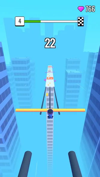 Roof Rails [MOD: много денег и все уровни] Screenshot 4
