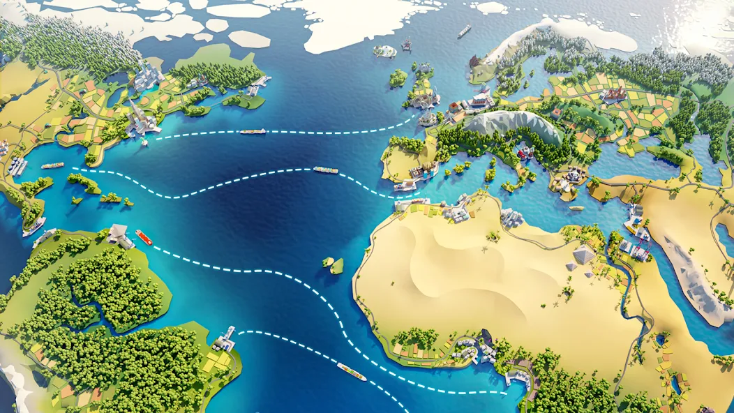 Port City: Ship Tycoon [MOD: безлимитные деньги и ресурсы] Screenshot 4