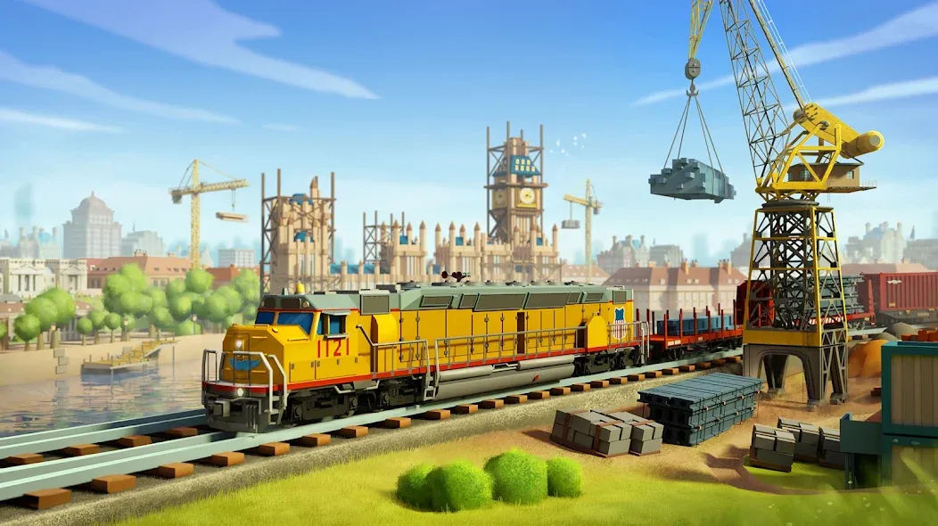 Train Station 2: Rail Tycoon [MOD: безлимитные деньги и ресурсы] Screenshot 3