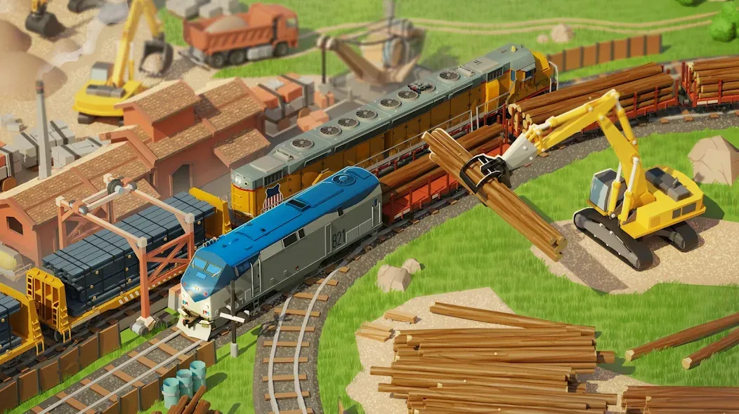 Train Station 2: Rail Tycoon [MOD: безлимитные деньги и ресурсы] Screenshot 4