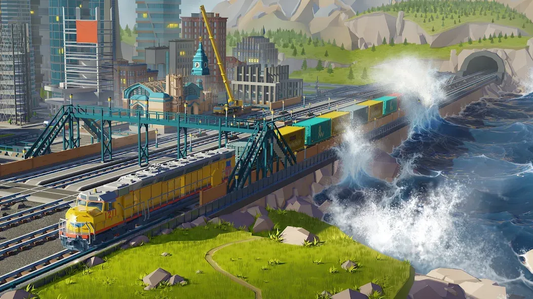Train Station 2: Rail Tycoon [MOD: безлимитные деньги и ресурсы] Screenshot 5