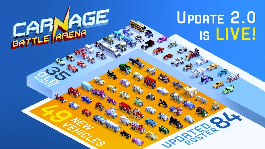 Carnage: Battle Arena [MOD: безлимитные деньги и усиленная броня] Screenshot 2