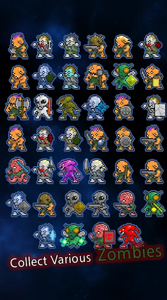 Grow Zombie VIP : Merge Zombie [MOD: без рекламы и бесконечные монеты] Screenshot 2