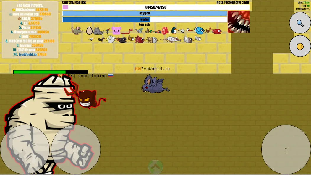 EvoWorld.io [MOD: бесконечная энергия и быстрая эволюция] Screenshot 4