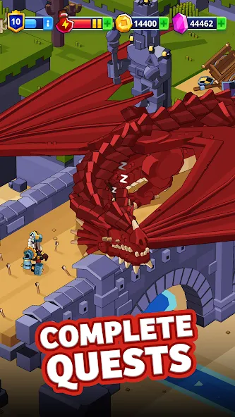 Medieval Merge: Epic Adventure [MOD: безлимитные ресурсы и энергия] Screenshot 2
