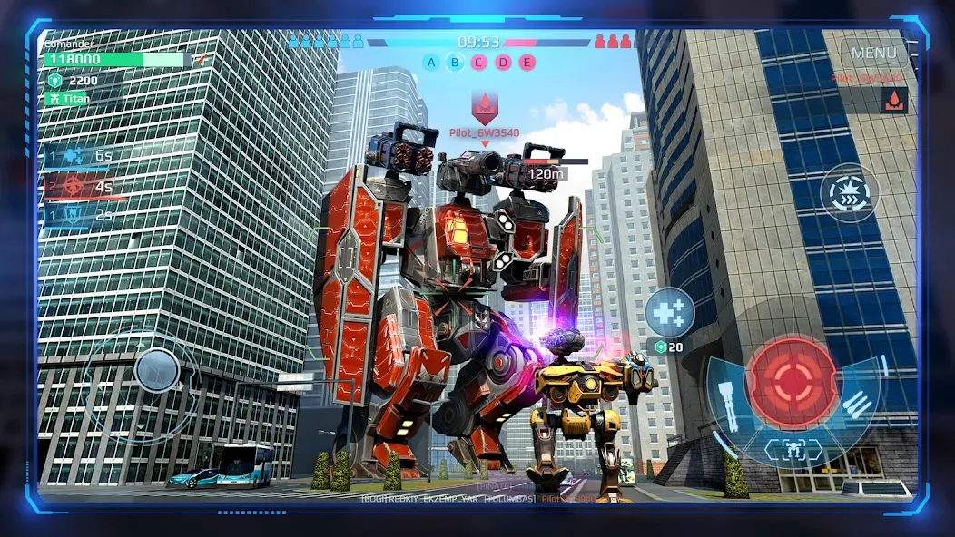 War Robots Multiplayer Battles [MOD: безлимитные ресурсы и усиленные роботы] Screenshot 1
