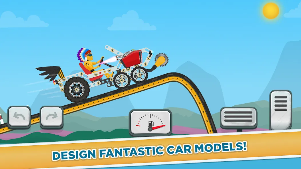 Car Builder &amp; Racing for Kids [MOD: много денег и все машины открыты] Screenshot 1