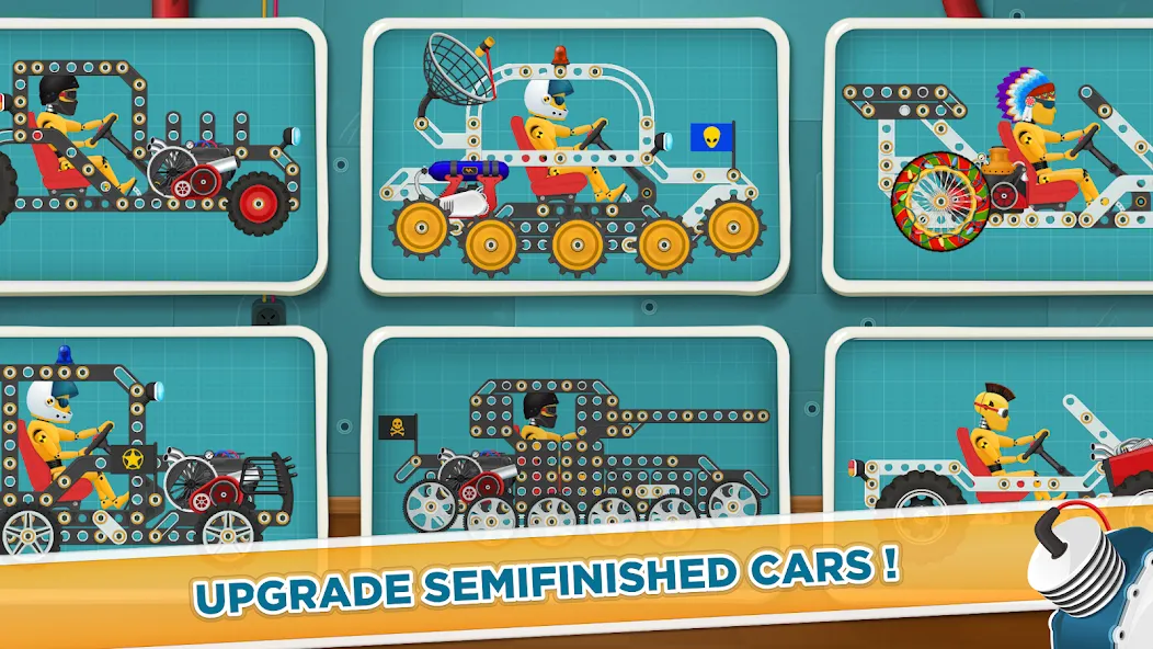Car Builder &amp; Racing for Kids [MOD: много денег и все машины открыты] Screenshot 2