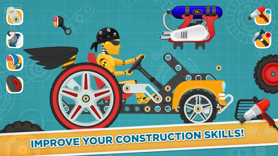 Car Builder &amp; Racing for Kids [MOD: много денег и все машины открыты] Screenshot 4