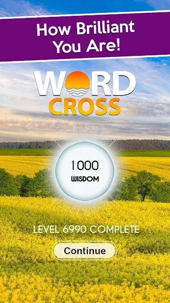 Word Cross: Crossy Word Search [MOD: безлимитные подсказки и ходы] Screenshot 1