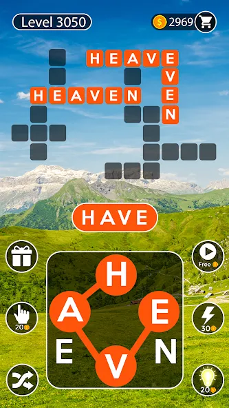 Word Cross: Crossy Word Search [MOD: безлимитные подсказки и ходы] Screenshot 3