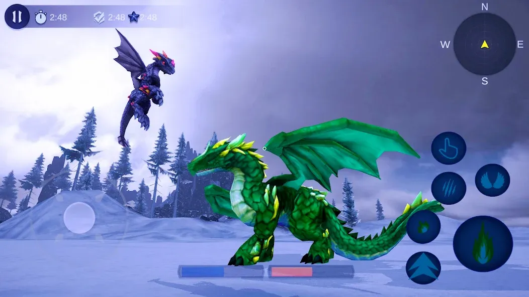 Magical Dragon Flight Games 3D [MOD: все драконы разблокированы] Screenshot 2