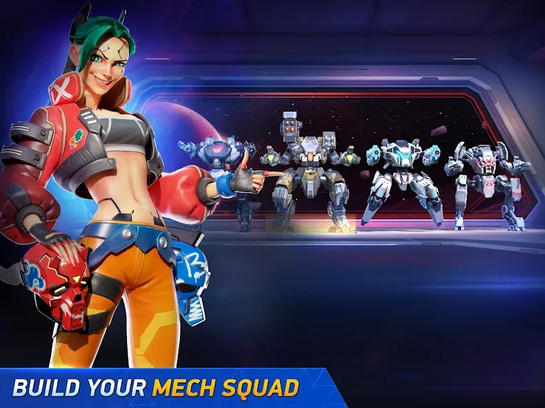 Mech Arena - Shooting Game [MOD: безлимитные ресурсы и улучшенное оружие] Screenshot 1