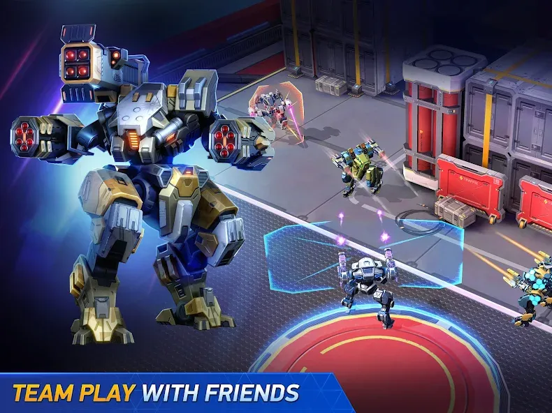 Mech Arena - Shooting Game [MOD: безлимитные ресурсы и улучшенное оружие] Screenshot 5