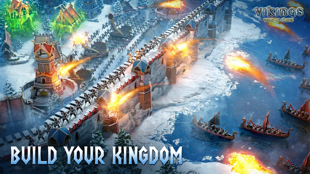 Vikings: War of Clans [MOD: безлимитные ресурсы и ускоренное развитие] Screenshot 3
