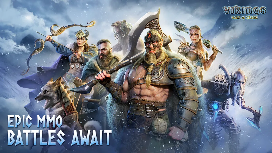 Vikings: War of Clans [MOD: безлимитные ресурсы и ускоренное развитие] Screenshot 4