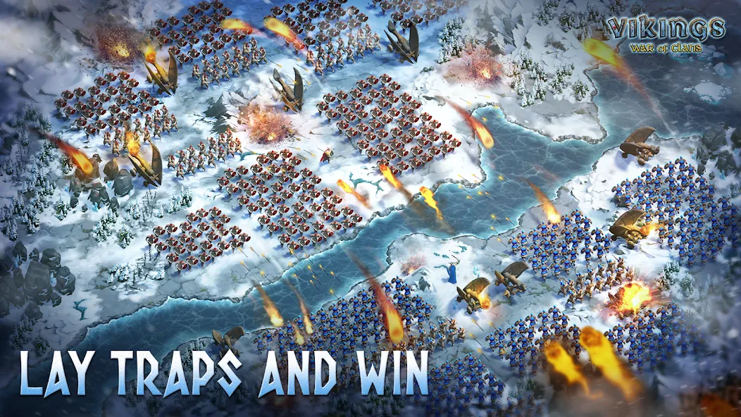 Vikings: War of Clans [MOD: безлимитные ресурсы и ускоренное развитие] Screenshot 5
