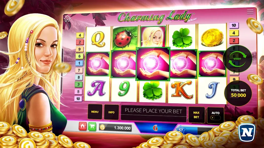Gaminator Online Casino Slots [MOD: безлимитные монеты и бонусы] Screenshot 3