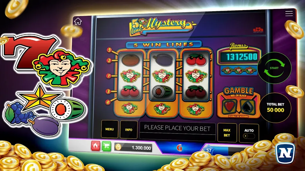 Gaminator Online Casino Slots [MOD: безлимитные монеты и бонусы] Screenshot 4