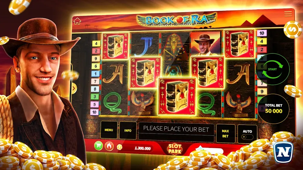 Slotpark - Online Casino Games [MOD: безлимитные монеты и бонусы] Screenshot 1