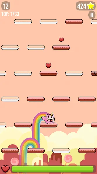 Happy Hop: Kawaii Jump [MOD: безлимитные жизни и открыты все скины] Screenshot 2