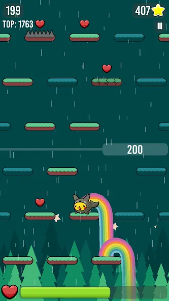 Happy Hop: Kawaii Jump [MOD: безлимитные жизни и открыты все скины] Screenshot 3