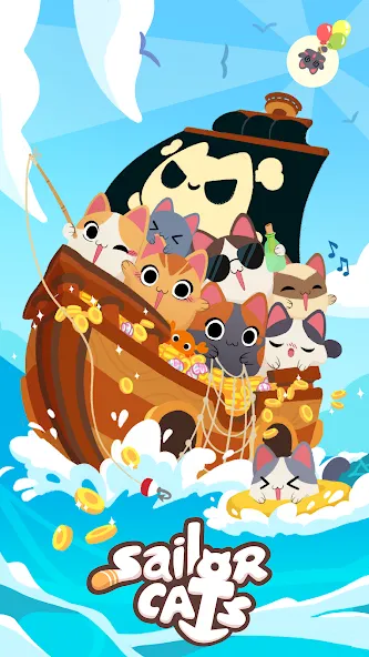 Sailor Cats [MOD: без рекламы и много монет] Screenshot 2