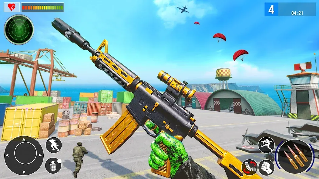 Real Commando Secret Mission [MOD: безлимитные патроны и здоровье] Screenshot 2