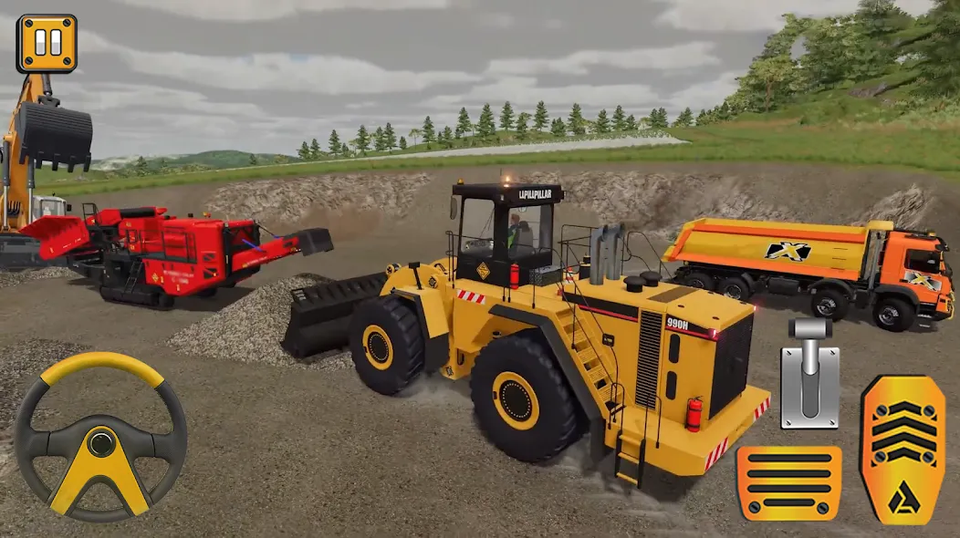 Construction City Simulator [MOD: безлимитные деньги и техника] Screenshot 1