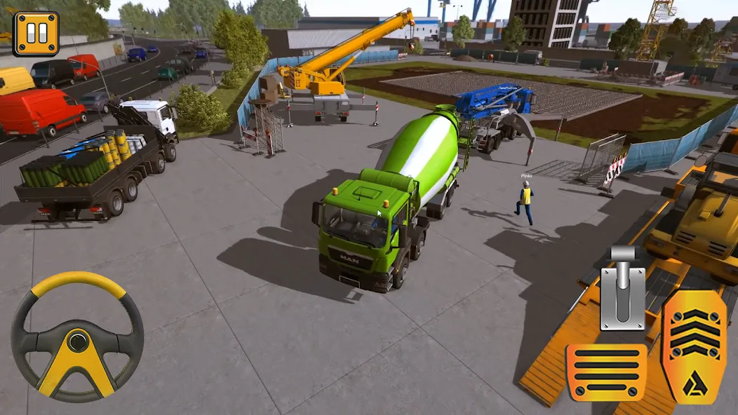 Construction City Simulator [MOD: безлимитные деньги и техника] Screenshot 4