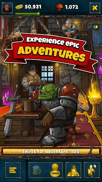 Shakes &amp; Fidget - The RPG [MOD: безлимитные ресурсы и быстрая прокачка] Screenshot 2