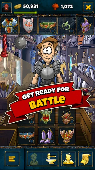 Shakes &amp; Fidget - The RPG [MOD: безлимитные ресурсы и быстрая прокачка] Screenshot 3