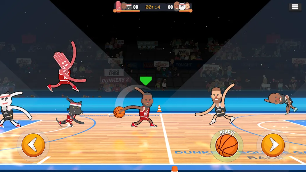 Dunkers 2 [MOD: безлимитные деньги и энергия] Screenshot 2
